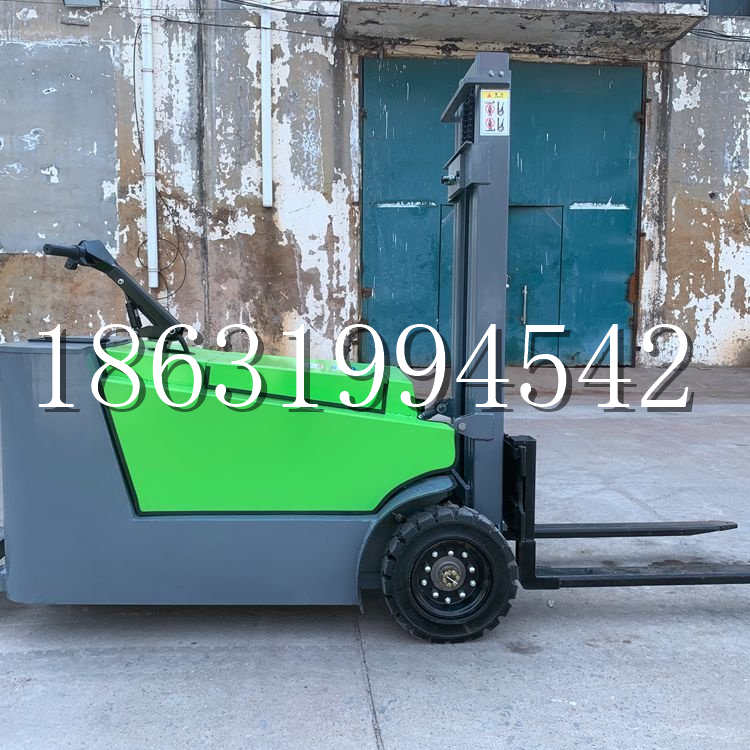 安新县小型电动叉车1吨2吨步行站驾式电瓶堆高充电装卸车液压升降车铲车
